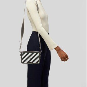 Off-White Mini Binder Clip Crossbody Bag